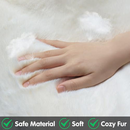 Dog Bed Mat Crate Pads for Dog Cages 30x21 Inch Washable Anti-Slip Dog Kennel Pad Soft Small Puppy Cage Cushion Liner, Beige - color: Beige, size: 30 in(L)×21 in(W)×1 in(H)