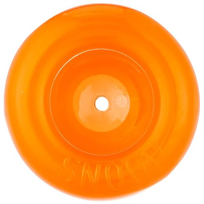 Outward Hound by Planet Dog Snoop Dog Toy – Treat‑Dispenser Puzzle Ball, Interactive Slow Feeder, Medium to Large Dogs, Bouncy & Mint-Infused, Orange, 5" - color: Orange