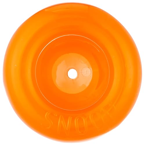Outward Hound by Planet Dog Snoop Dog Toy – Treat‑Dispenser Puzzle Ball, Interactive Slow Feeder, Medium to Large Dogs, Bouncy & Mint-Infused, Orange, 5" - color: Orange