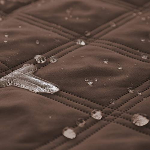 Ameritex Waterproof Dog Bed Cover Pet Blanket with Anti-Slip Back for Furniture Bed Couch Sofa - color: Chocolate, size: 30x60 Inch (Pack of 1)