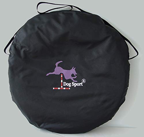 14' Dog Agility Tunnel with Stakes, Multiple Colors Available (Navy) - color: Navy