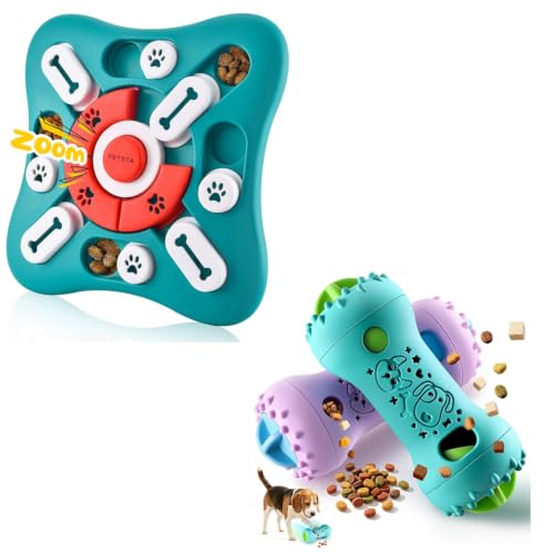 PETSTA Dog Puzzle Toys & Treat Dispensing Dog Enrichment Toys