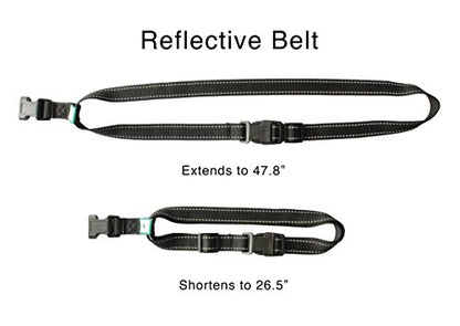 Caldwell's Pet Supply Co. Hands-Free Dog Leash, Adjustable Waist Leash for Dog Walking, Non-Bungee, Hands Free Harness, Durable and Versatile Waist Belt Leashes, Cross Body for Dogs (26" - 47")