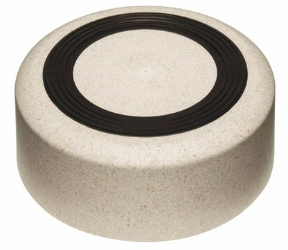 Loving Pets - Dolce Bamboo - Eco-Friendly Pet Bowls & Dishes for Dog, Cats, Puppy Food and Water Dish -Sustainable and Dishwasher Safe, Made with Real Bamboo (Large, Oat-Beige) - color: Oat Beige, size: Large Dish