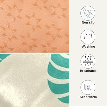 Pineapple Pattern Pet Bed Mat for Dogs and Cats, Soft Washable Crate Pad with Non-Slip Bottom, Cozy Bed Cushion for Small Medium Large Pets, 24x36 Inch - size: Medium