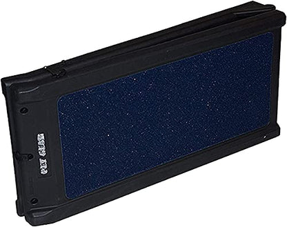 Pet Gear Travel Lite Ramps for Dogs and Cats, Black/Blue | Compact Easy-Fold, Lightweight and Portable, Built-In Carry Handle, Supports 150 lbs, 66" x 16" - color: Black/Blue