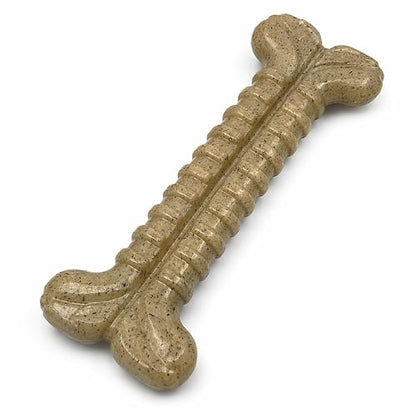 SodaPup Tough Bone – Durable Nylon Dog Chew Toy Made in USA from Non Toxic Pet Safe Food Safe Material for Aggressive Chewers, Dental Support, Mental Stimulation, Fresh Breath, & Problem Chewing - color: Brown Toughbone