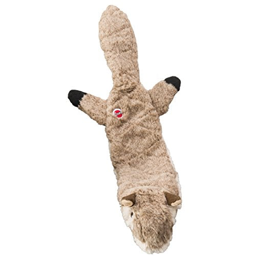 SPOT Skinneeez Extreme Quilted Squirrel- Durable, Stuffing Free Dog Toy with 4 Layers of Diamond Stitched Fabric & 2 Squeakers- Ideal for Medium and Large Aggressive Puppies and Dogs- 23in - size: 23 in