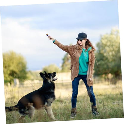 BESTonZON Clicker for Dog Training Adjustable Wrist Strap PET Training Clicker for Dogs Cats Puppies and Birds Effective Behavior Reminder