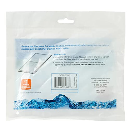 PetSafe Drinkwell Replacement Carbon Filter, Dog and Cat Water Fountain Filters, 3 Count (Pack of 12) - size: 3 Filters (Pack of 12)