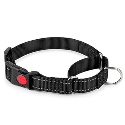 Martingale Collar for Dogs with Buckle,Black S - color: Black, size: S(Neck 10-13.5")