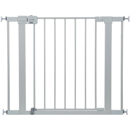 Safety 1st Walk Through Baby Gate with Door, Adjustable Pressure Mount Lift, Dog Gates, Fits 29"-38" Wide, 1-Pack, Gray - color: Gray, size: 1-Pack