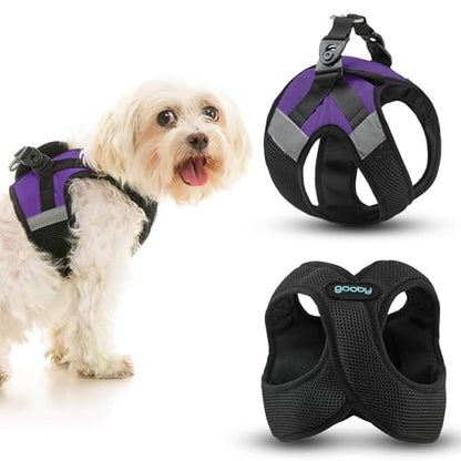 Gooby Soft Mesh X Step in, Purple, X-Small - color: Purple, size: X-Small