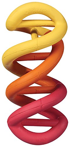 JW Pet Dogs In Action Rubber Chew Toy Company Dog Toy, Large (Colors Vary) Blacks &Grays - color: Rubber Chew Toy, size: Large