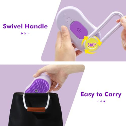 Pet Steam Brush for Shedding, 4-in-1 Cat Brush with 360° Rotating Arm for Short and Long Hair Cats and Dogs Grooming Supplies