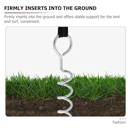 Heavy Duty Spiral Dog Tie Out Stake Ground Anchor for Outdoor Use for Camping Hiking and Portable and Reusable Pet Stake for Dogs