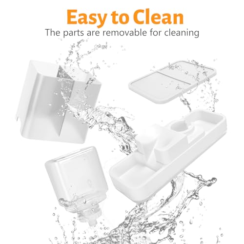 Yummy Sam Automatic Small Pet Feeder and Water Dispenser, 2 in 1 Gravity Cat Auto Pet Feeder and Waterer Set Feeder Dish for Small Medium Pets Dog Puppy Kitten (White) - color: White