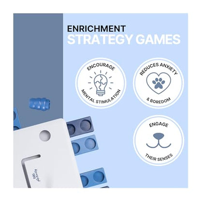 TRIXIE Move-2-Win, Level 3, blue and white (32025) - color: Move-2-Win, size: Level 3