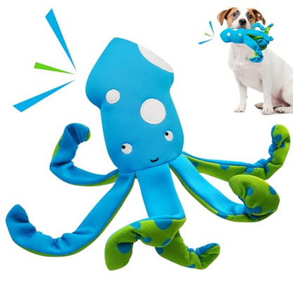 Squeaky Dog Toys, Floating Dog Toys for Indoor or Outward Play, Interactive Gifts for Small and Medium Dogs - Octopus - style: C-Octopus