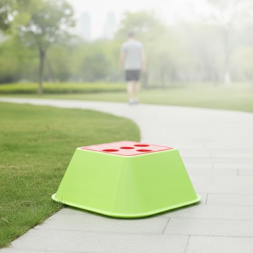 Telescopic Agility Poles for Basketball Training, Slalom Poles, Sports Training Sticks, & Training Equipment with Three-Hole Base - style: Three-hole base