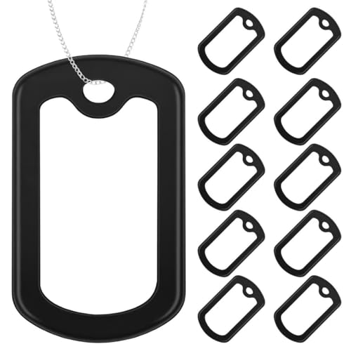 10 Pack Military Dog Tag Silencer, Heavy Duty Military Dog Tag Silencer Silicone, Lightweight Dog Tags Silencer Military to Reduce Noise & Scratching
