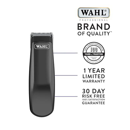 Wahl Professional Animal Super Pocket Pro Pet, Dog, & Cat Trimmer & Grooming Kit - Black Chrome
