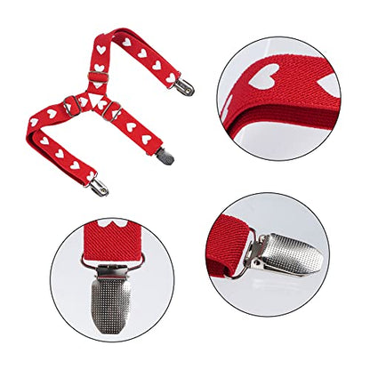 2Pcs Adjustable Dog Suspenders | Adjustable Dog Suspenders Diaper Keeper for Female Dog Skirts Dresses Pants Clothes - size: Medium