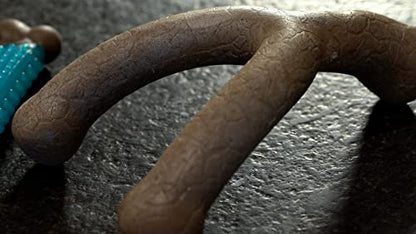 Hero - Bonetics Wishbone - Dog Bones - Puppy Bones - Designed for Medium Dogs Up to 45 lbs (Bacon Flavor)