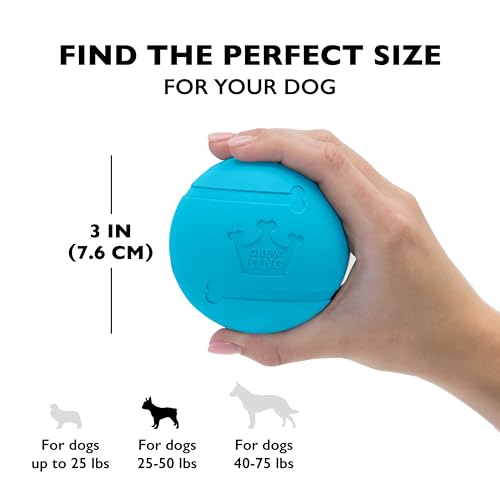 Chew King Fetch Balls Extremely Durable Natural Rubber Toy Pack of 3 - 3 inch Balls (CM-0263-CS01) - color: 3-Pack (3" Balls) - Blue, Purple, Turquoise