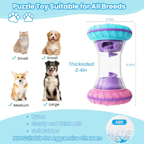 BoYoYo Interactive Dog Toys, Dog Puzzle Toys for Smart, Dog Enrichment Toy to Keep Them Busy, Rose - color: Rose