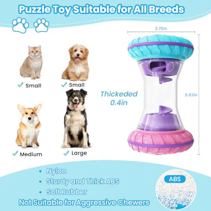 BoYoYo Interactive Dog Toys, Dog Puzzle Toys for Smart, Dog Enrichment Toy to Keep Them Busy, Rose - color: Rose