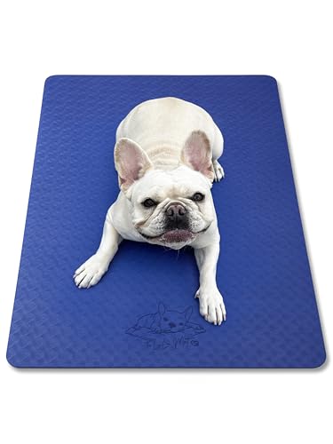 LuLu Mat Place Training Mat for Dogs — Non-Slip Yoga-Style Mat for Place Command, Calm Settle & Impulse Control — Puppy & Adult Dogs, Indoor/Outdoor, Rolls Up for Travel (24" x 36")