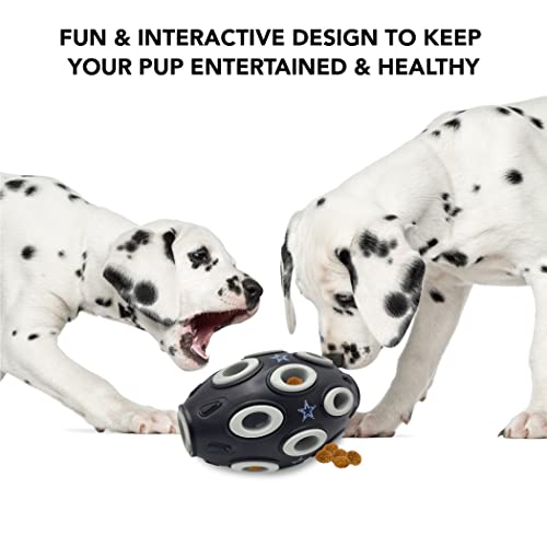 Pets First NFL Dallas Cowboys Football Toy - Treat Dispensing, Interactive Fun, Natural Rubber for Dogs & Cats - color: Dallas Cowboys