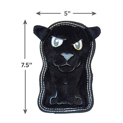Outward Hound Tough Seamz Panther Plush Dog Toy, Small - color: Panther, size: Small