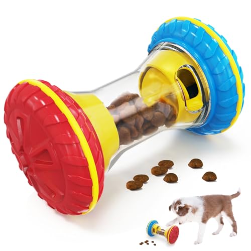 BoYoYo Interactive Dog Toys, Dog Puzzle Toys for Smart, Dog Enrichment Toy to Keep Them Busy, Treat Dispensing Toy Slow Puzzles Feeder, Blue - color: Blue