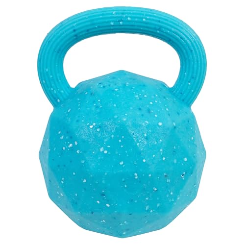 Flex-Force Herding Ball Dog Toy, Tug Handle & Unpredictable Bounce, Floats in Water, Blueberry-Apple Scent for Sensory Play, Tough Chewers, Large Breeds (60-100+ lbs), 6.6"