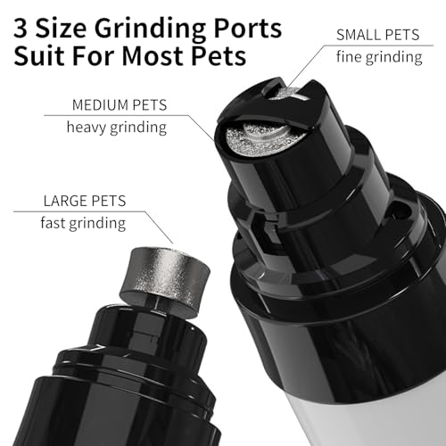 Silent Groom pro for Dogs,Silent Groom pro Nail Grinder,Dog Nail Grinder Quiet,Dog Nail Trimmers,Rechargeable USB Charging Pet Nail Grinder Smoothing Tool for Dogs and Cats
