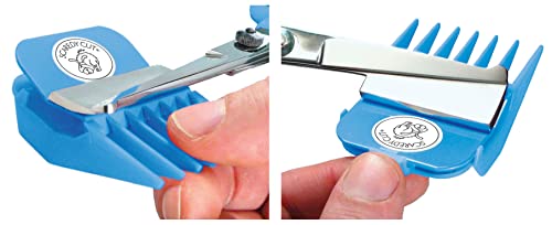 Scaredy Cut Silent Clipper + Sharpener Pet Grooming Kit, Blue, Right-Handed 17pc RH + Sharpener, Blue - size: 17pc RH + Sharpener, Blue