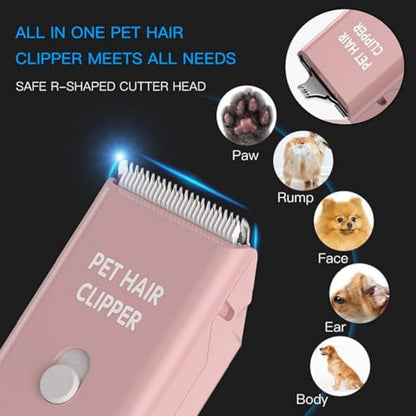 Washable Replacement Blades for Dog Clipper,Replacements Blades for Dogs and Cats Grooming Clippers,6 PCs of Replacement Blades Only - color: Tb022-6pc