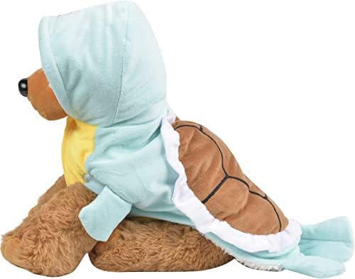 Dog Cat Halloween Costumes - Pet Turtle Cosplay Clothes, Adorable Flannel Tortoise Puppy Pajama Outfit, Soft Velvet Christmas Doggie Hoodies, Funny Fleece Sweater for Small Medium Large Dogs, 2XLarge - size: 2XL