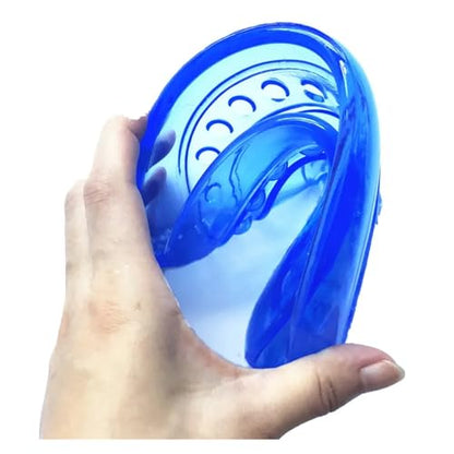 Pet Flying Disc Saucer Toy for Small Medium Large Dog Agile Training Soft Chew Disk(Blue,15.5CM) - color: Blue, size: 15.5CM