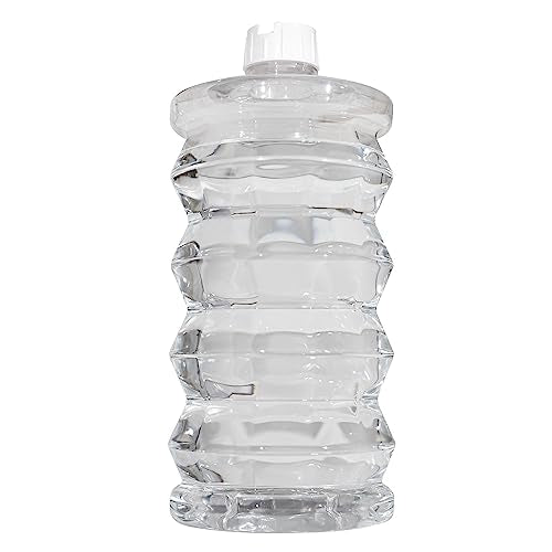 RIZZARI Automatic Water Feeder Bottle, 100% BPA-Free, Gravity Stainless Steel Water Dispenser Bottle, Large Capacity for Cats and Dogs (White,Large)