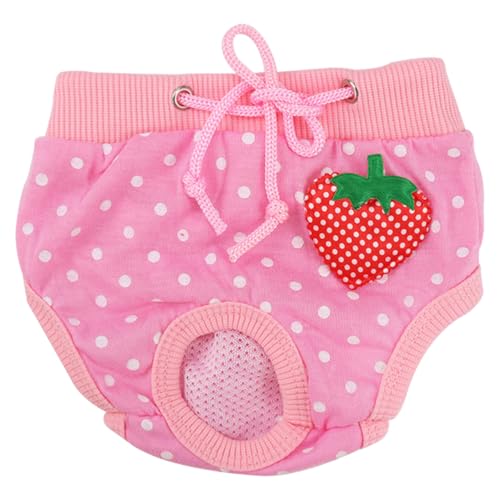 TOYANDONA Pet Safety Pants Washable Dog Sanitary Physiological Pants Comfortable Reusable Female Dog Diapers for Heat Period and Incontinence Protection