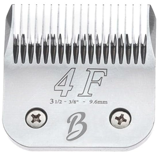 Detachable A Series 4f Blade Dog Grooming Cuts Length 3 3/8" - 9.6mm Japanese High Carbon Steel Dog Grooming Blade Supplies | Detachable Blade Clippers (Compatible A5 Series(B4F) - color: 4F (3 3/8" - 9.6mm)