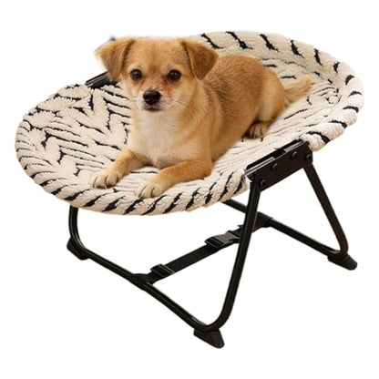 Raised Dog Bed,Portable Breathable Non Slip Cot Hammock,Foldable 22.44 x 16.14 x 10.23Inch Dog Bed Raised Cot | for Pets Cats Kitten Puppy Sleep Rest Camping Travel - color: B