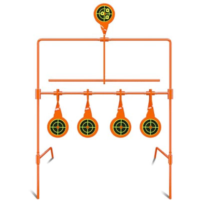 Highwild Resetting Target, Rated for .22 Rimfire - Large Size and 2.5 Inch Shooting Targets | Pop-Up Steel Prairie Dog - color: A- .22 Auto Resetting Target