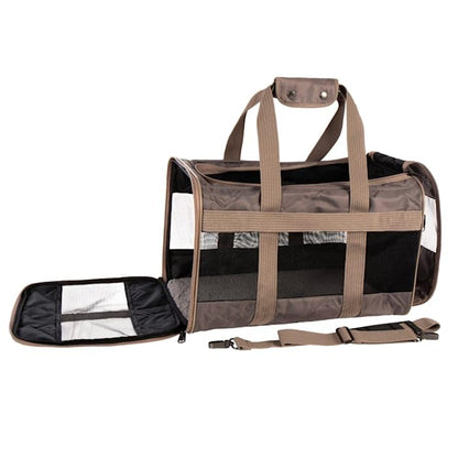 Sherpa, Deluxe Fungi Airline Approved Soft Sided Dog and Cat Carrier 19 Inch L X 11.8 Inch W X 11.5 Inch H