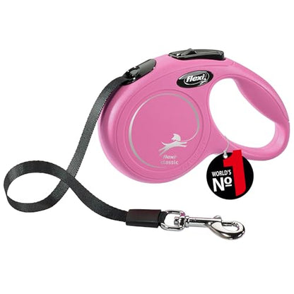 Flexi Roll-Leine New Classic XS Gurt 3 M Blau Für Hunde, Katzen Und Kleintiere Bis Max. 12 kg, Multicolor, Youth X-Small/16 - size: youth x-small / 16