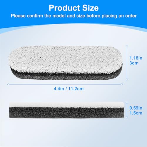 8pc Cat Water Fountain Filter Compatible with MAILOFY WF220 Model | 75oz/2.2L Dog Fountain Filters Compatible with MAILOFY Replacement Filters, Dog Water Bowl Filter Fit for Pet Water Dispenser