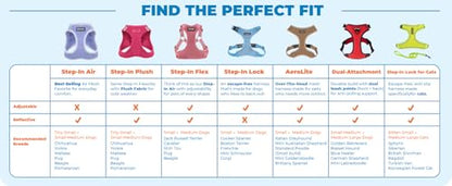Best Pet Supplies - All Weather Mesh / Plush, Reflective, No Pull Harness for Small, Medium Dogs, Cats - Secure with Hook & Loop Fastener, Buckle, Double D-Rings - Baby Blue/Black Trim, L - color: Harness (Baby Blue/Black Trim), size: L (Chest: 18 - 20.5"